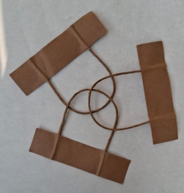 Twisted Paper Handle (Brown)